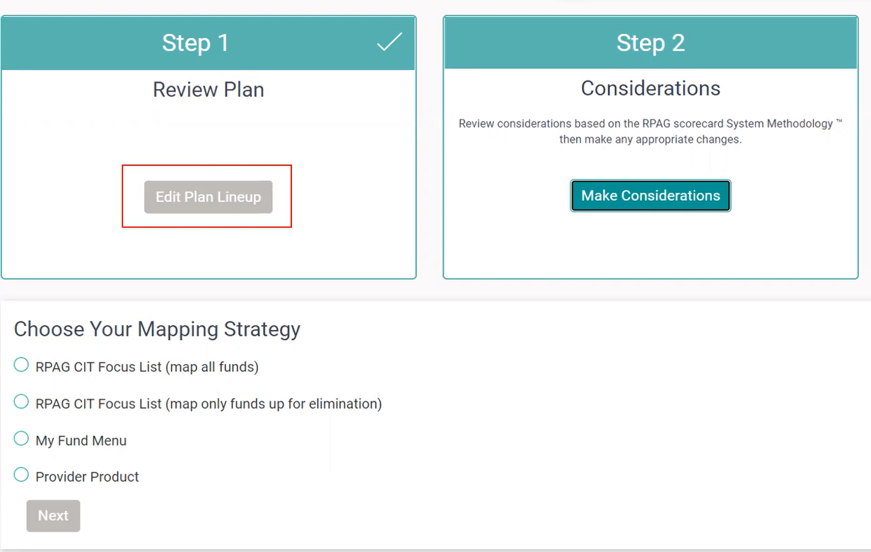 FIR Fund Consideration - Review Plan
